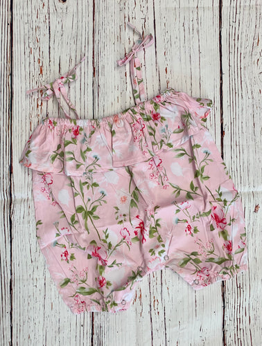 Baby floral bubble romper